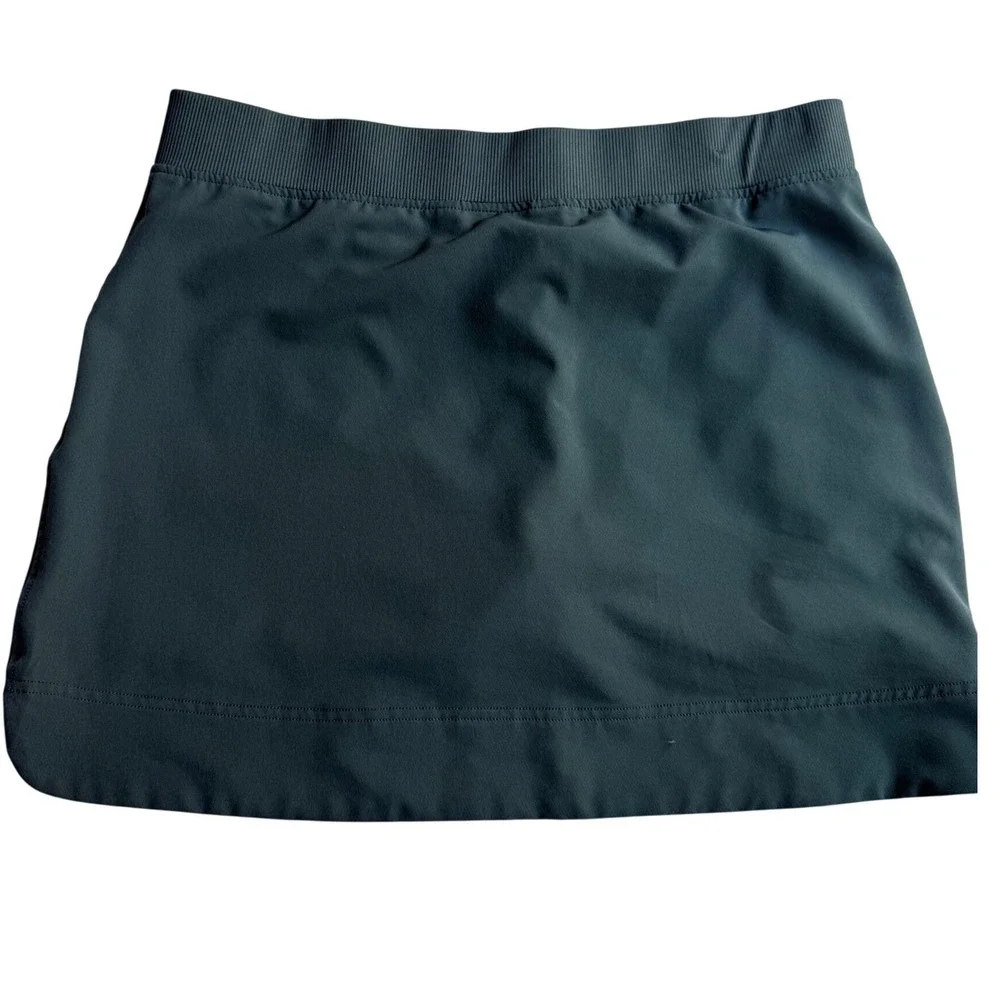 32 Degrees Cool Womens Active Skort Large Green Ribbed Waist Athletic Golf Skirt